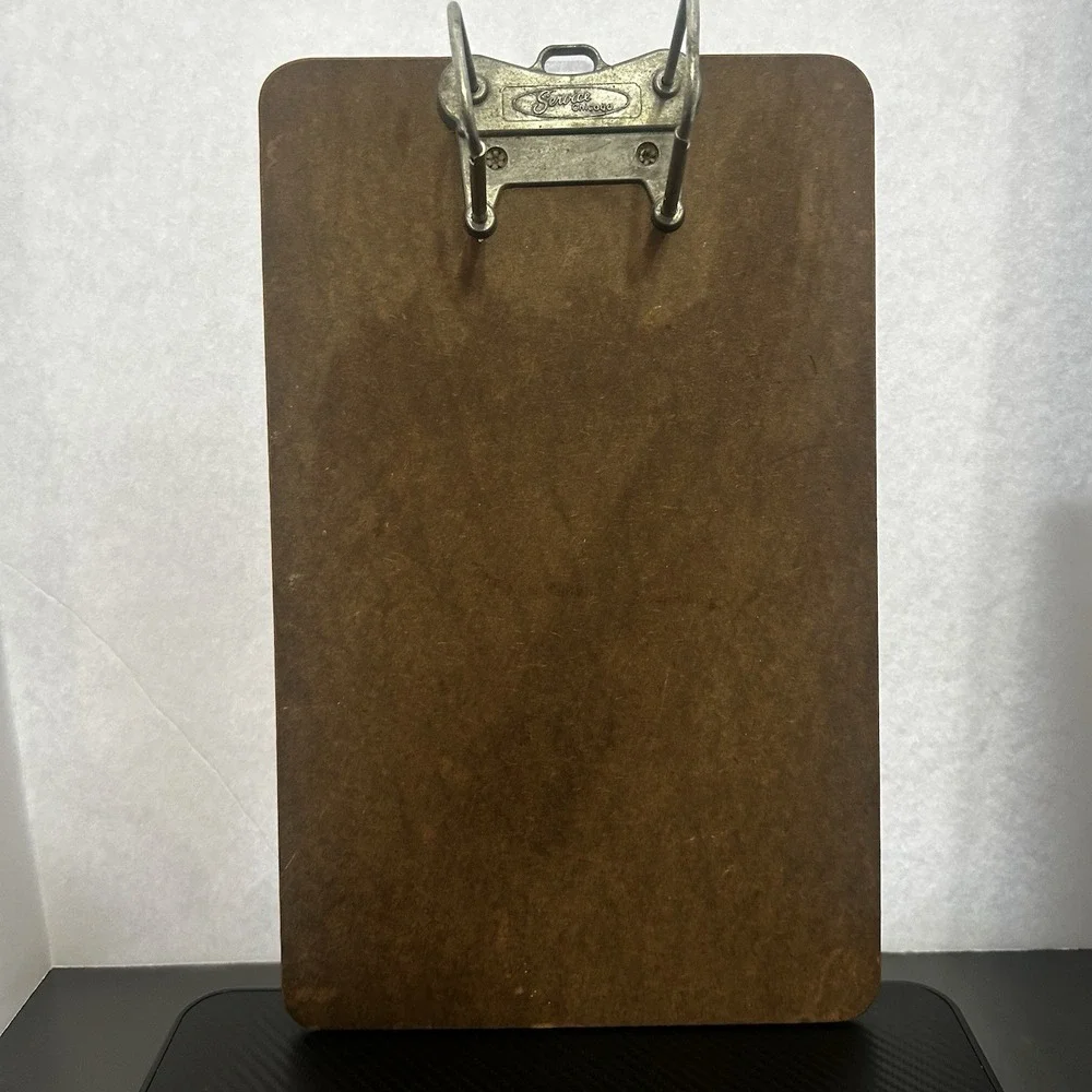 Vintage Service‎ Chicago Arch Clipboard Invoice Holder